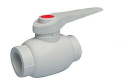 Шаровый кран из ППР для горячей воды 50