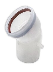 Колено 45° (мама-папа) Ø 80 мм PP-R (condensing) (TR.8045C)